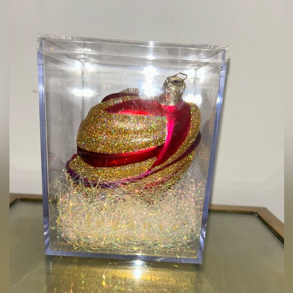 Elegance European Glass Face Mask Ornament - Picture 4 of 6